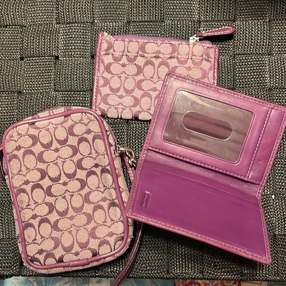 Coach three piece set. Purple. - Picture 2 of 2